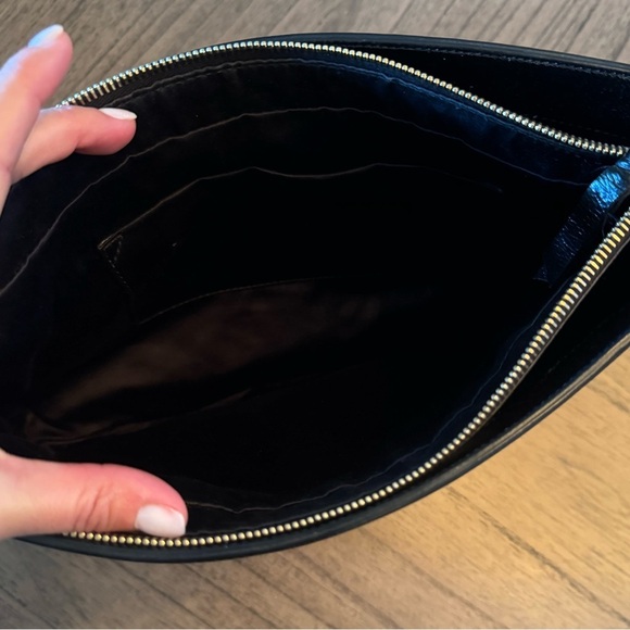 Yves Saint Laurent Autre Marque Black Patent Leather Clutch Bag - Picture 7 of 12